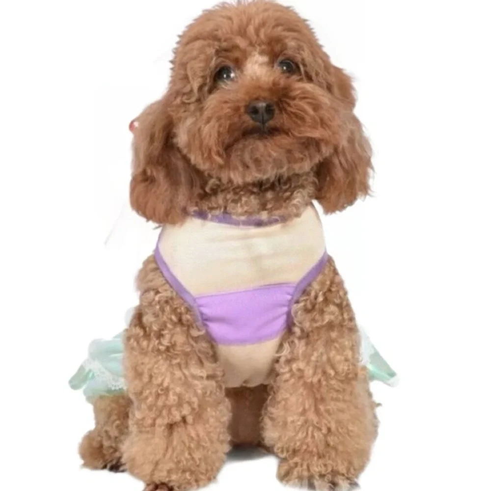 Dog Disney Ariel Little Mermaid Halloween Pet Costume Cute Dog Outfit Medium